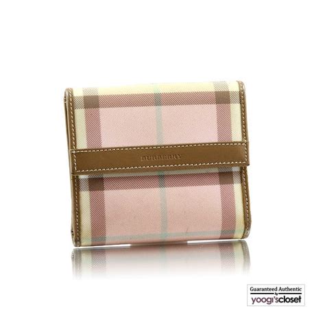 burberry pink nova check wallet|buy burberry nova check online.